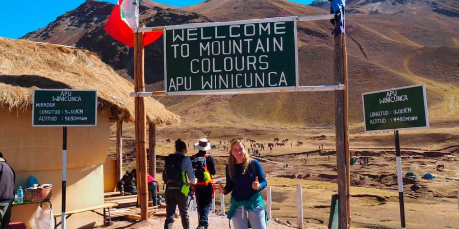 Historia montaña de colores