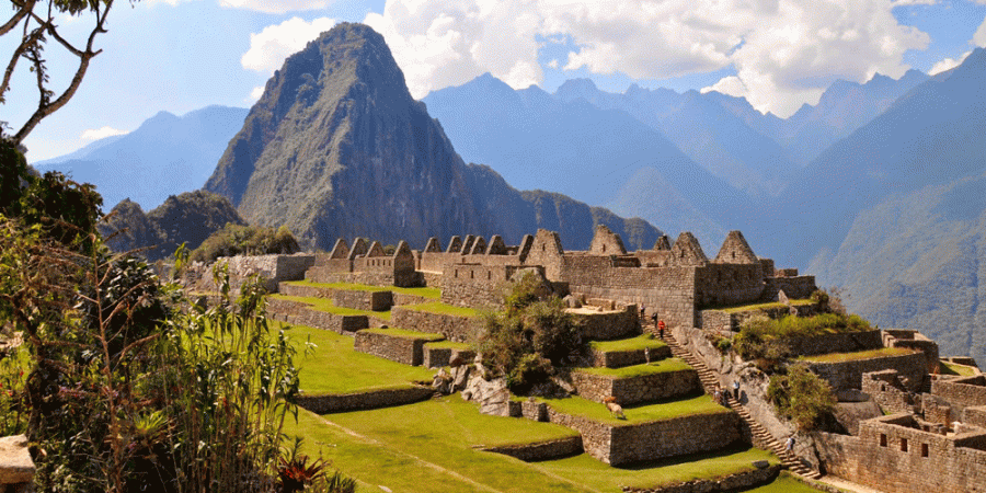 plaza principal en Machu picchu