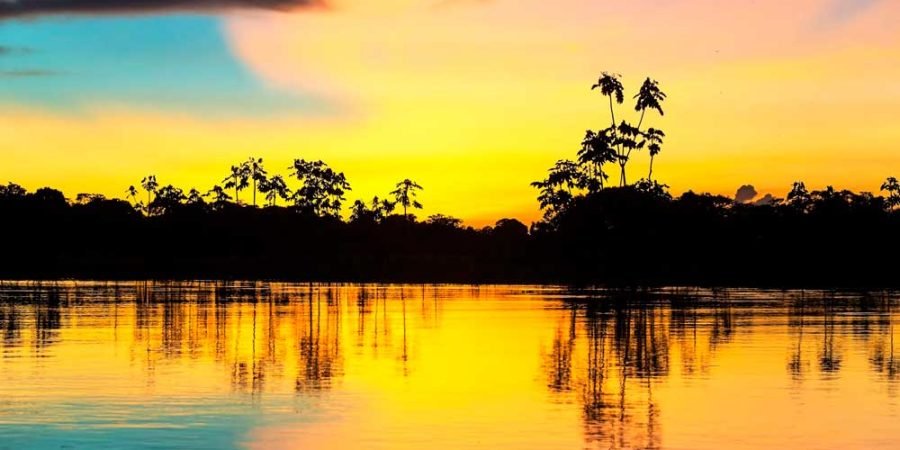 Reserva Nacional de Pacaya Samiria atardecer
